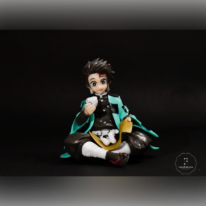 Demon Slayer Tanjiro Sitting Action Figure