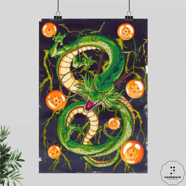 DRAGON BALL - SHENRON WITH DRAGON BALLS